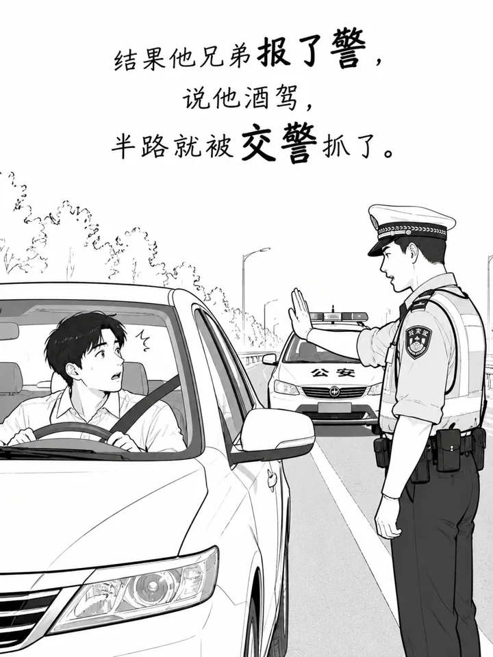 公务员考上后朋友设局陷害的图文故事绘本线稿 第 4 段