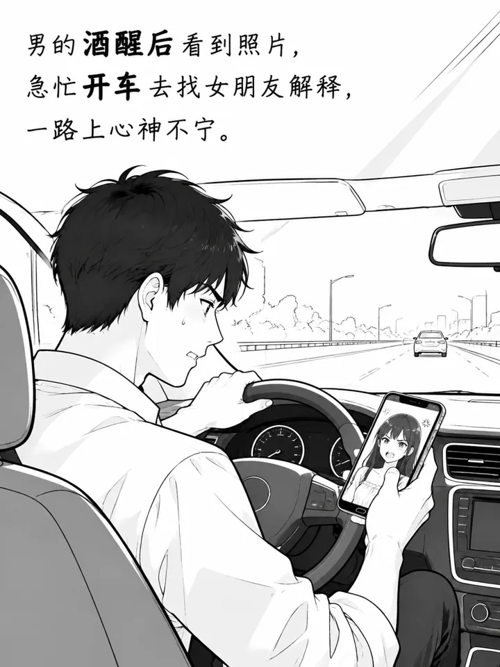 公务员考上后朋友设局陷害的图文故事绘本线稿 第 3 段